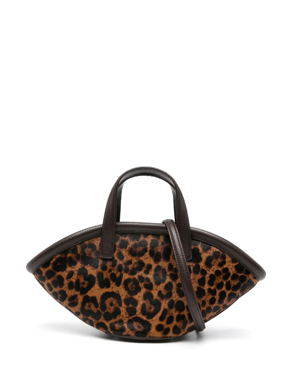 

Сумка-тоут с леопардовым принтом Simon Miller, коричневый