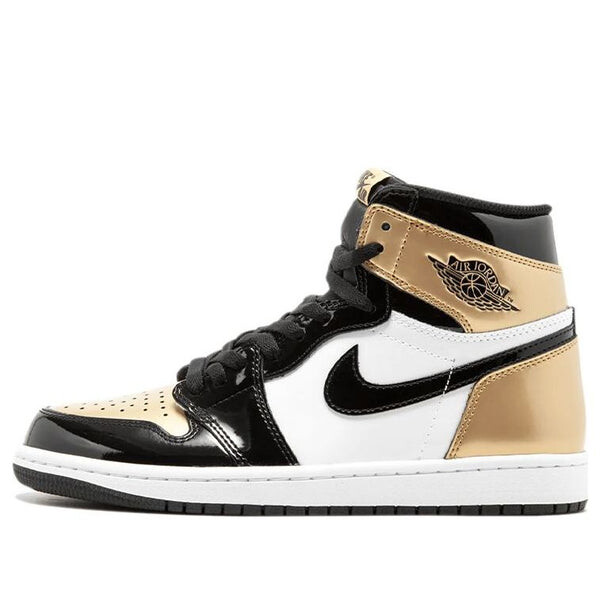 

Кроссовки 1 retro high og nrg 'gold toe' Air Jordan, черный