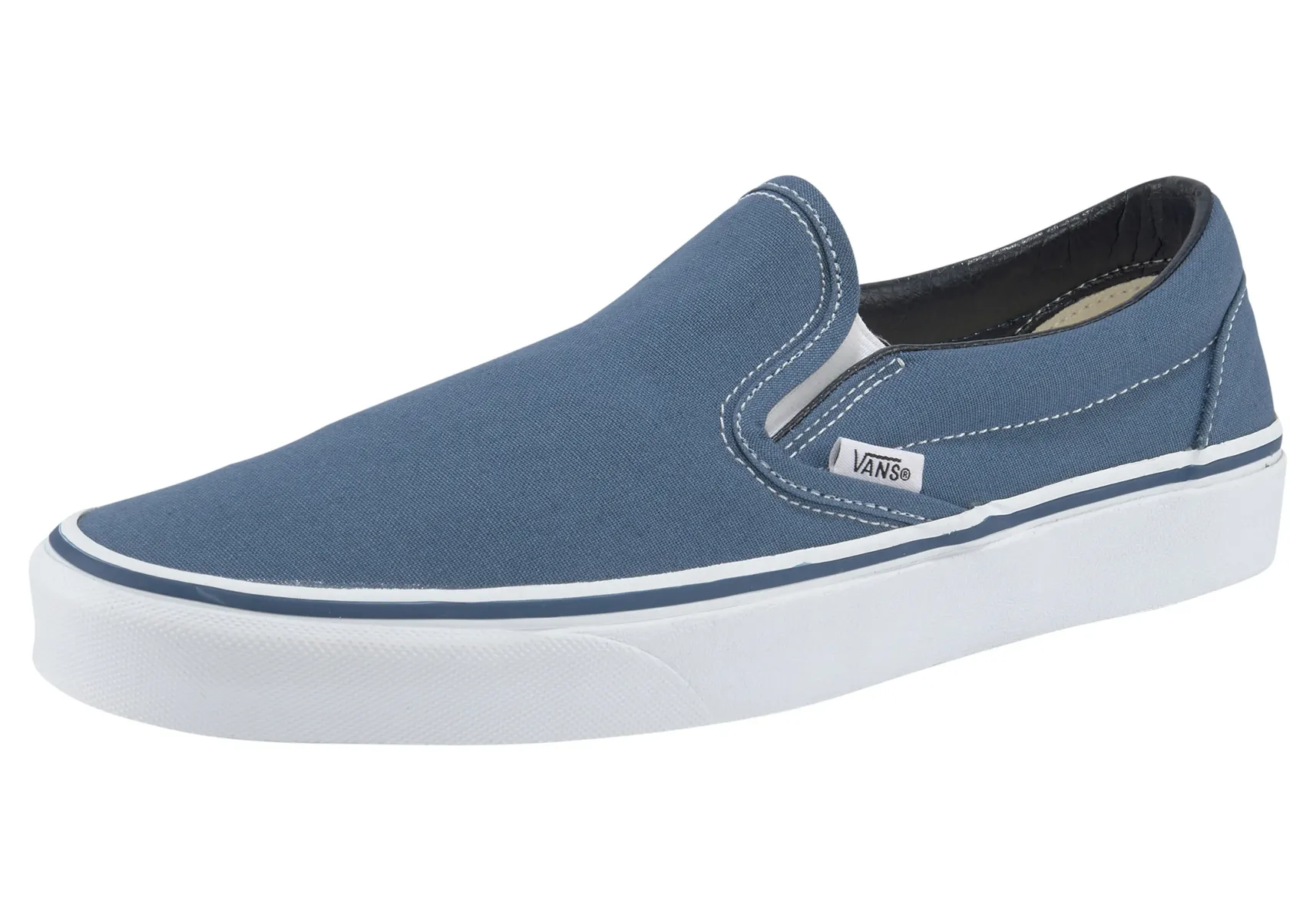 

Кроссовки Vans "Classic Slip-On" из текстильного парусинового материала, синий