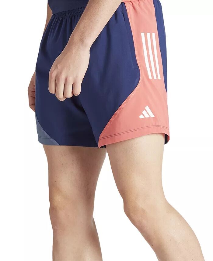 

Мужские шорты 7 дюймов с влагоотводящими шнурками для бега The Run adidas, синий