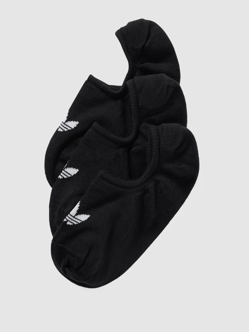 

Низкие носки-кроссовки из эластичной хлопковой смеси adidas Originals, черный