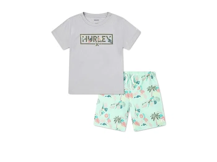 Костюм для плавания Parrot-Dise Swim Set Hurley Kids, Jelly Mint — фото 4