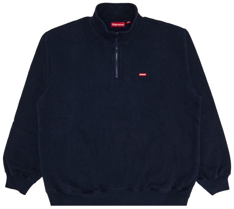 

Пуловер Supreme Small Box Half Zip, синий