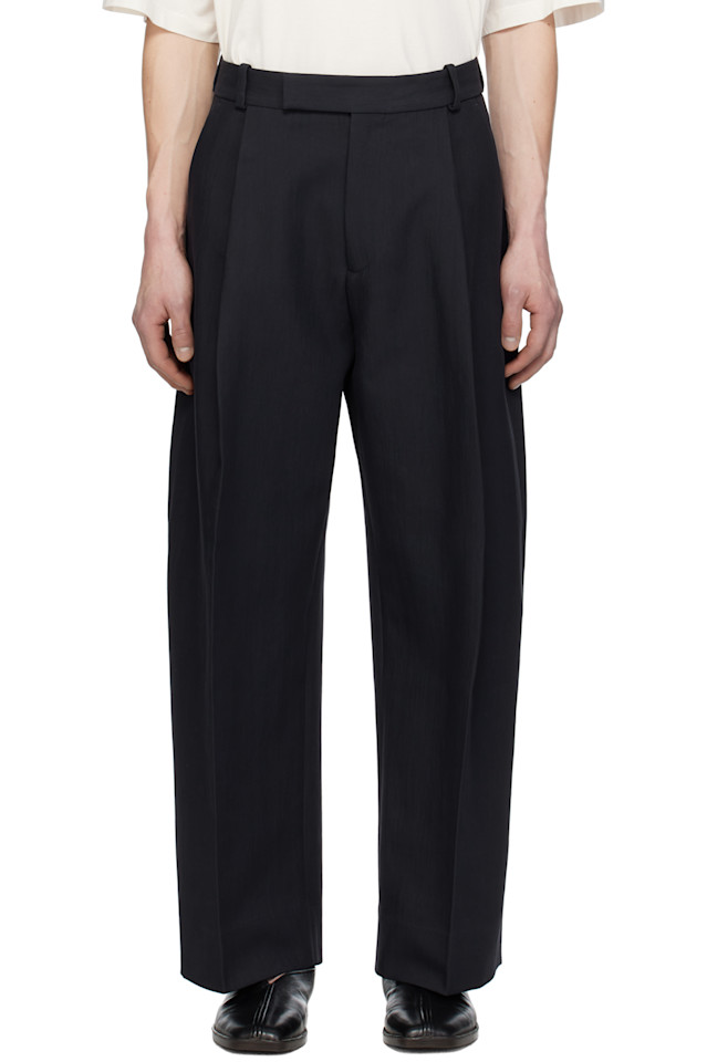 

Брюки Pull Studio Nicholson, цвет darkest navy