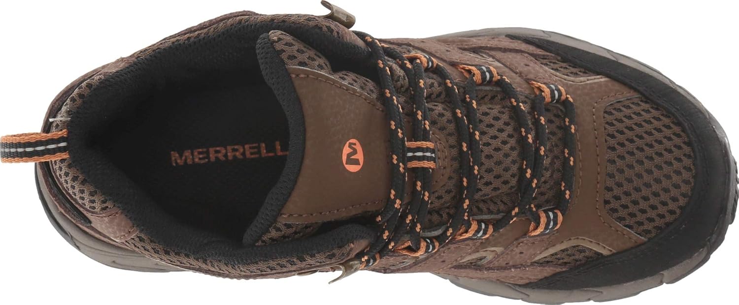 Унисекс детские походные ботинки Merrell Moab 2 Mid WTRPF, Earth — фото 2