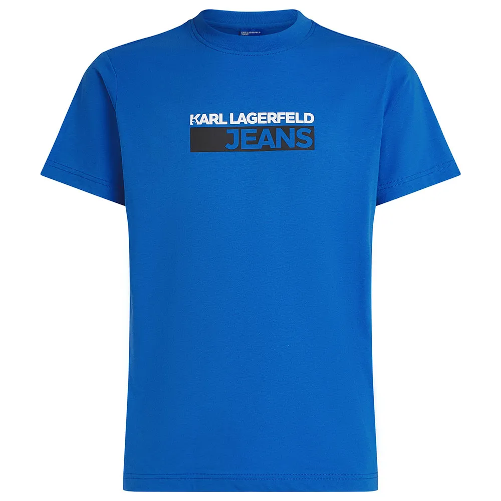 

Футболка с коротким рукавом Karl Lagerfeld Slim Logo, синий