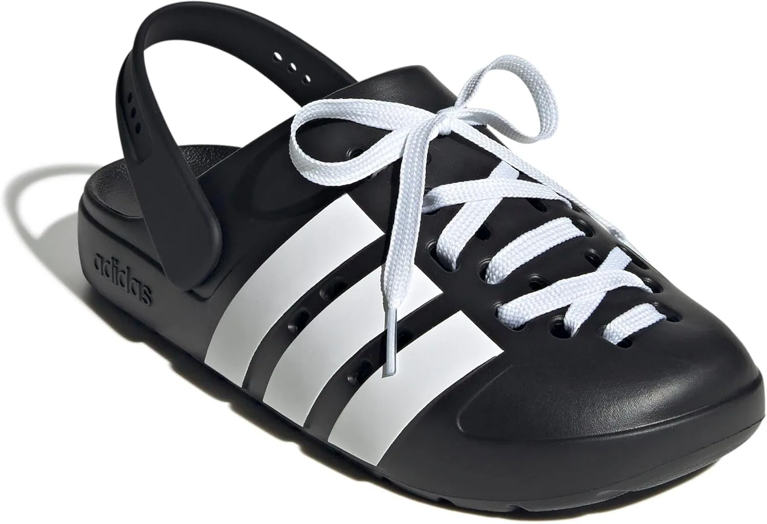 Шлепанцы Adidas Adilette 2.0, белый/черный — фото 4