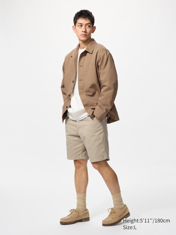 

Шорты чинос Uniqlo, бежевый