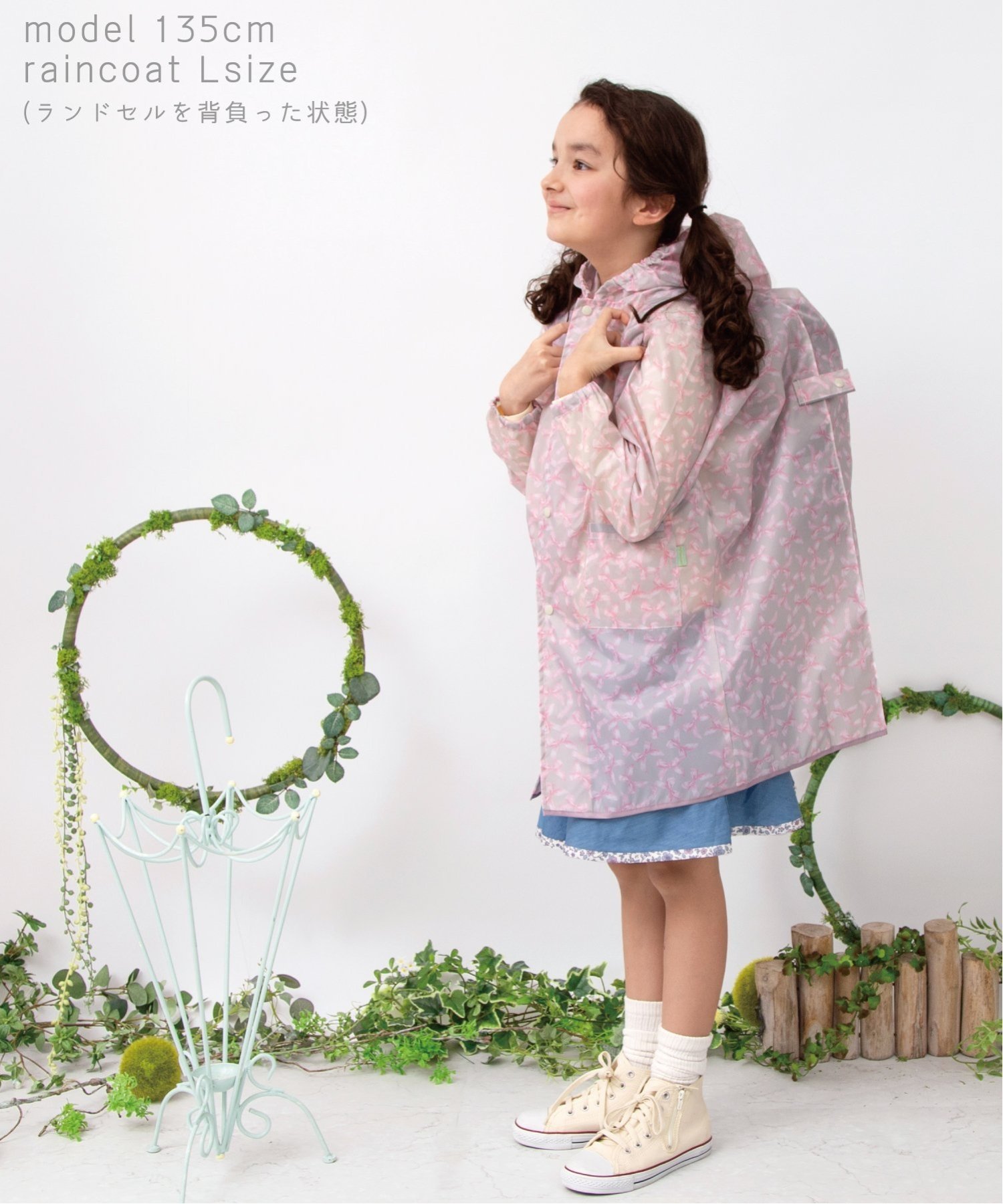 Дождевик [Hello Kitty/Классическая лента] Panpantutu, Classic Ribbon — фото 3