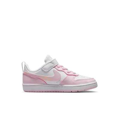 Кроссовки Nike Court Borough Low Recraft, цвет White/Pink Foam — фото 4