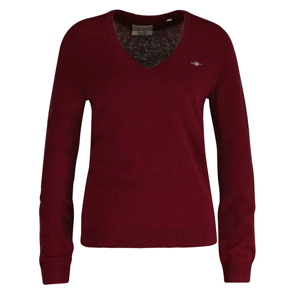 

Свитер Gant 4805262 v neck, красный