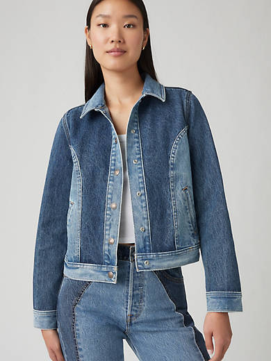 

Куртка в стиле вестерн Levi's, цвет Practically Pieced - Medium Wash