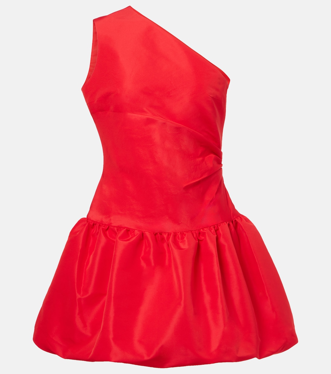 

Асимметричное мини-платье-баллон Patou, Lipstick Red