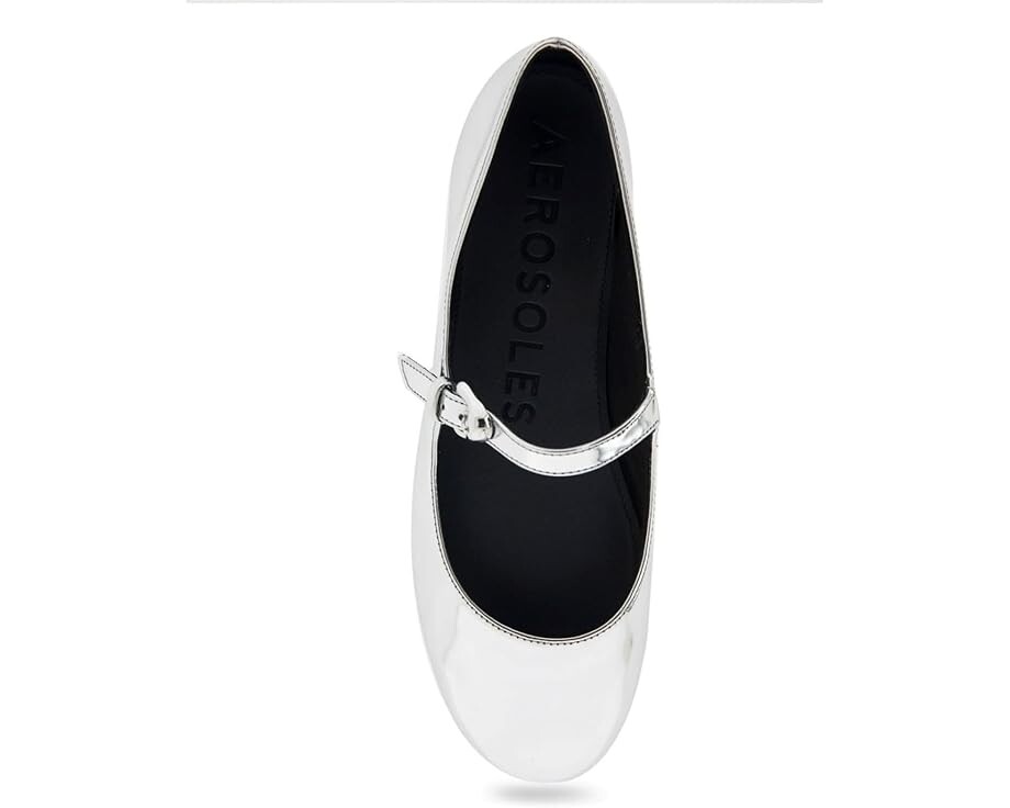 Туфли на плоской подошве Aerosoles Perry, цвет Silver Mirror Metallic PU — фото 2