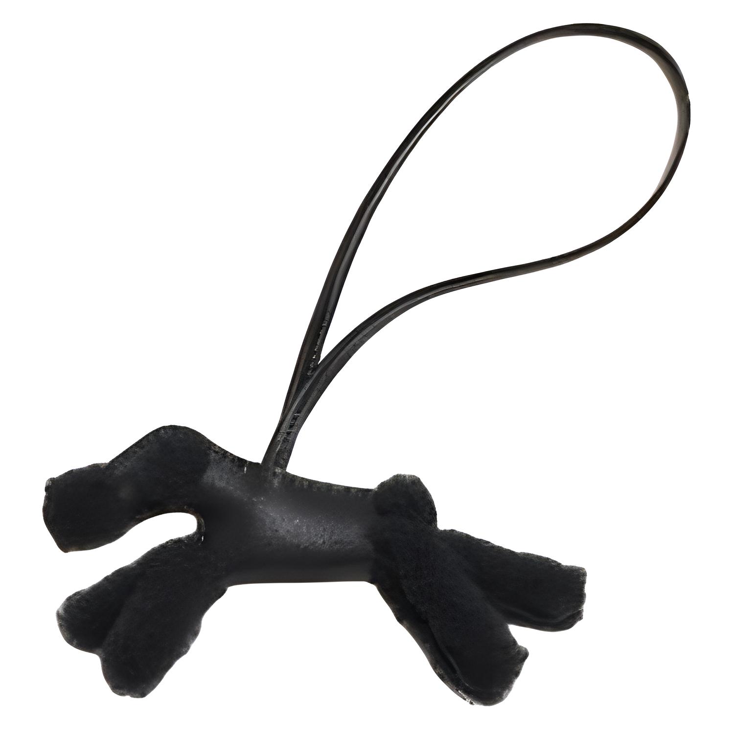 

HERMES Черный кулон из мериносовой шерсти для женщин, Black