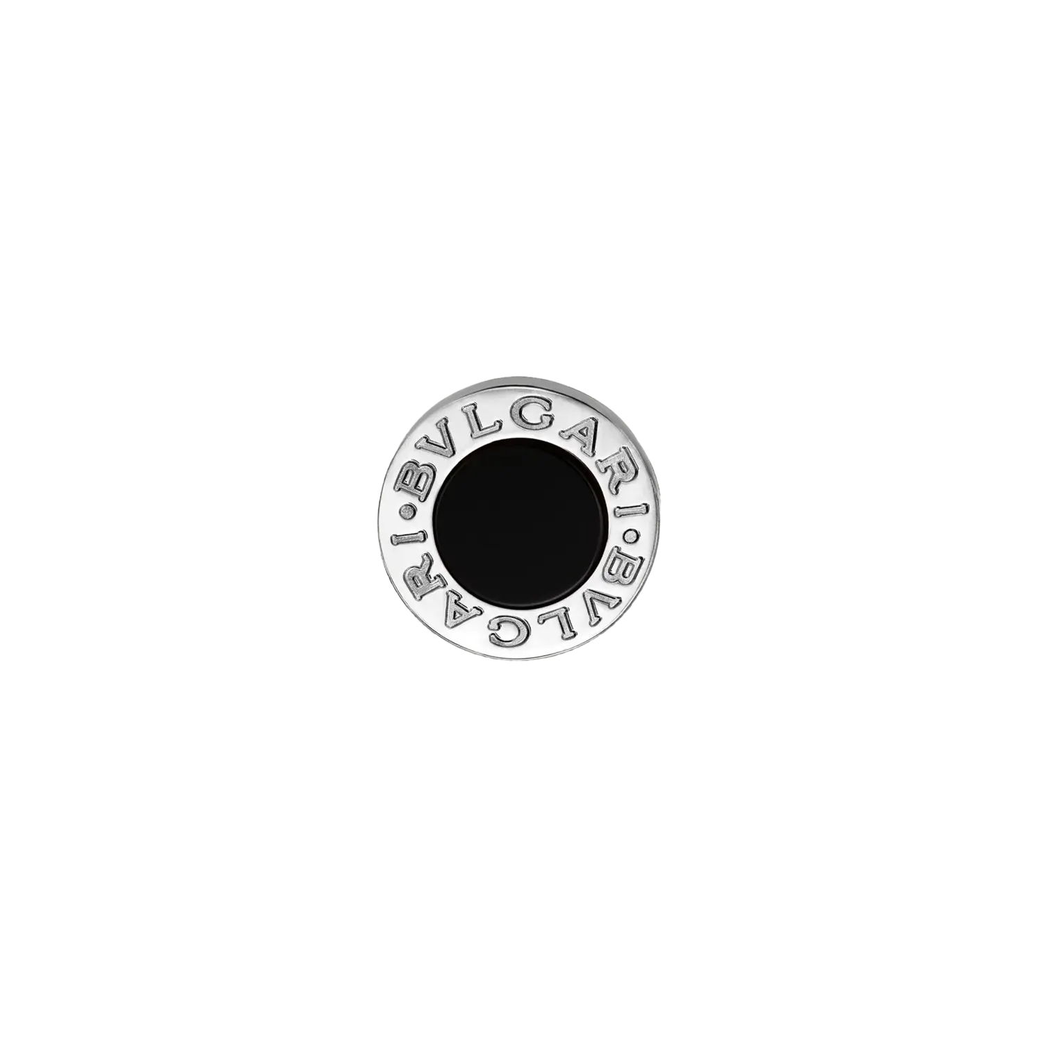 

Серьга Bulgari из белого золота с ониксом