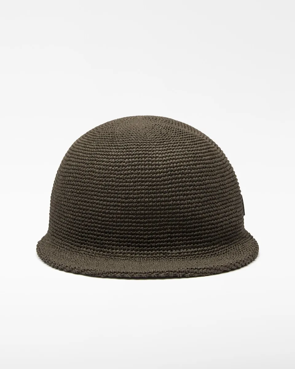 

Женская крючком вязаная шапка из бумаги Adolfo Dominguez, темно-зеленый