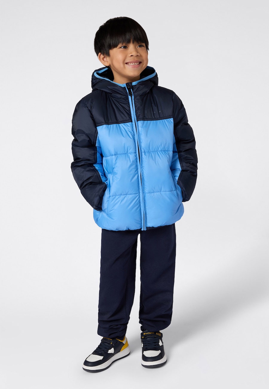 Зимняя куртка Champion Authentic Athletic Apparel, темно-синий/небесно-голубой — фото 4