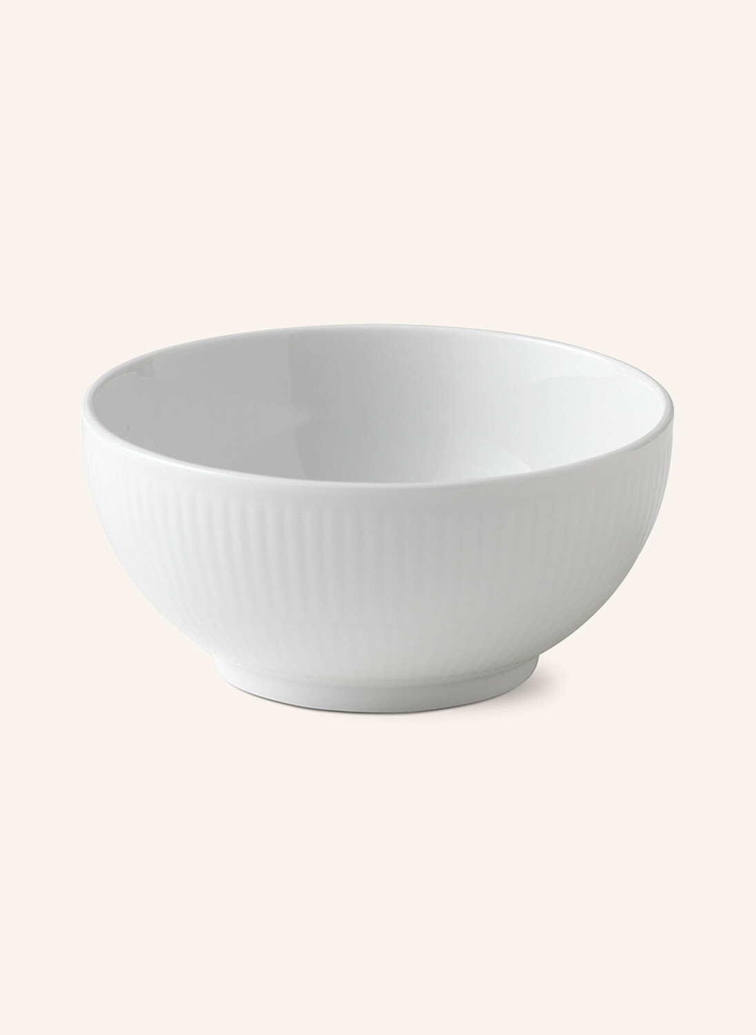 

Чаша white fluted диаметр: 13 см. Royal Copenhagen, белый