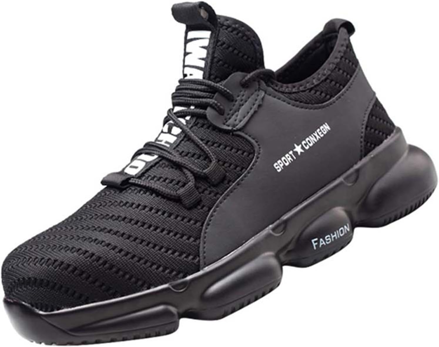 

Защитная обувь для мужчин, модные, удобные, неразрушимые кроссовки с носком из стали для мужчин, дышащие, противоударные/прокольные промышленные и строительные туфли для мужчин, унисекс (цвет: оранжевый, размер: 5.5) Wcxty