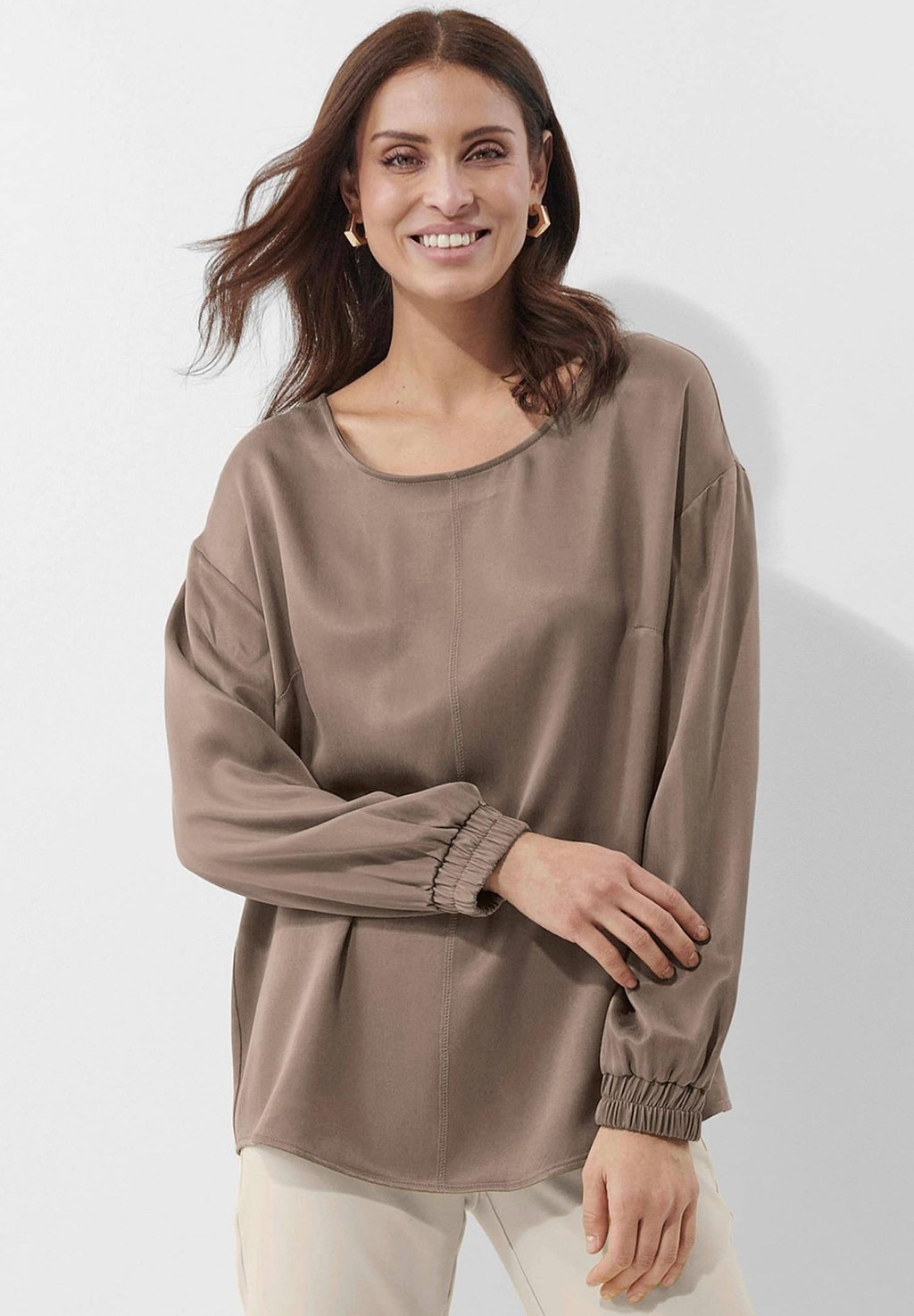 

Блуза Alba Moda, серо-коричневый