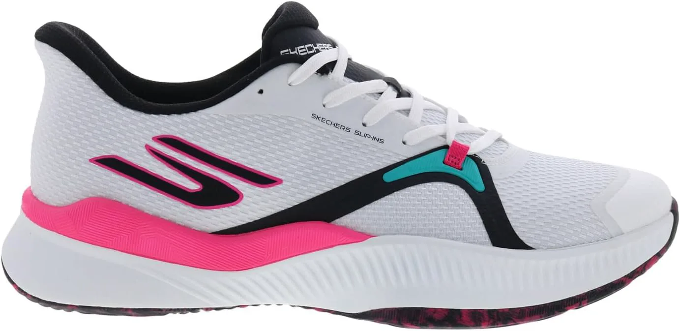 Мужские теннисные кроссовки Skechers с удобной посадкой без шнурков State Champ, белый/мультиколор — фото 2