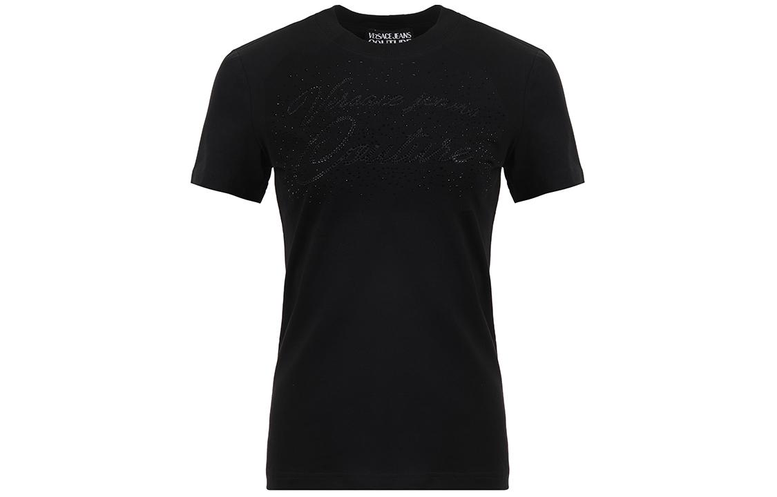 

Футболка SS24 женская VERSACE JEANS COUTURE, черный