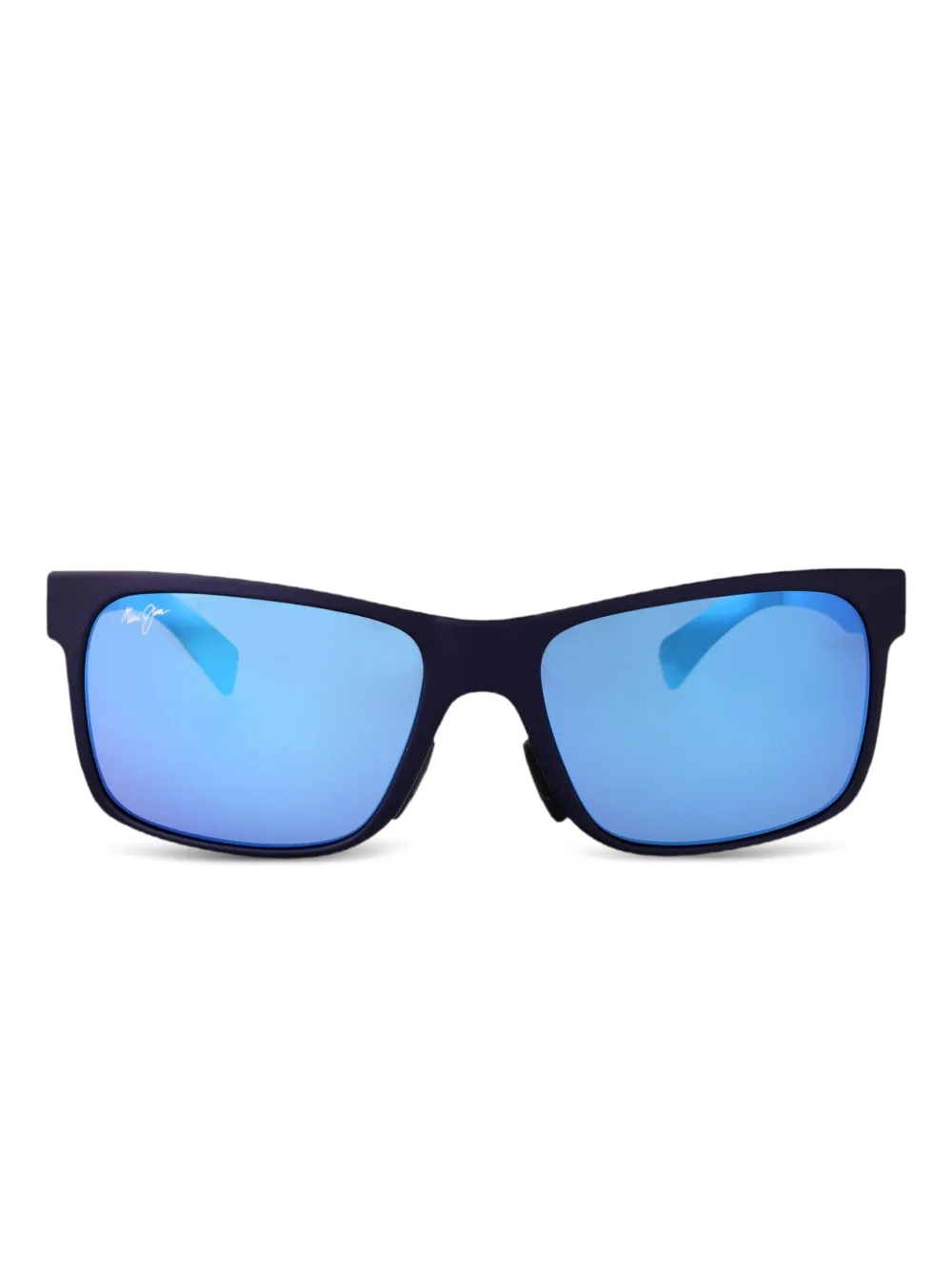 

Солнцезащитные очки Ho'opili в прямоугольной оправе Maui Jim, синий
