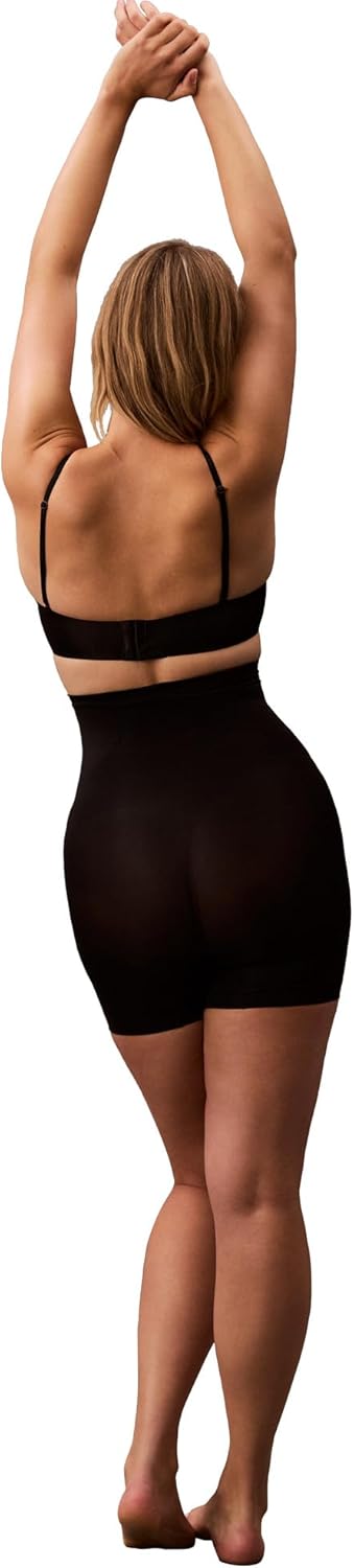 Утягивающее белье Calvin Klein для женщин Secure Sculpt с высокой талией и длиной до середины бедра, Black — фото 2
