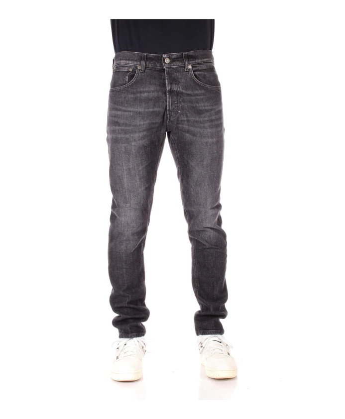 

Стильные черные джинсы зауженного кроя Dondup, черный