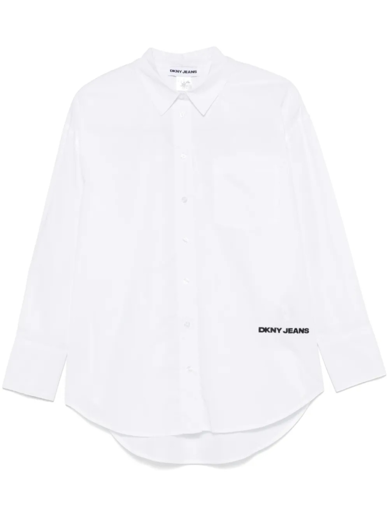 

Рубашка с логотипом DKNY, белый