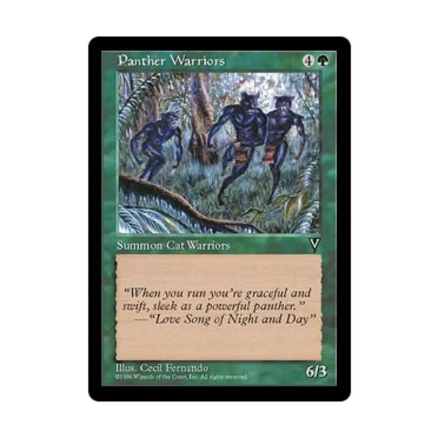 

CCG Пантеры-воины (К), MTG - Visions