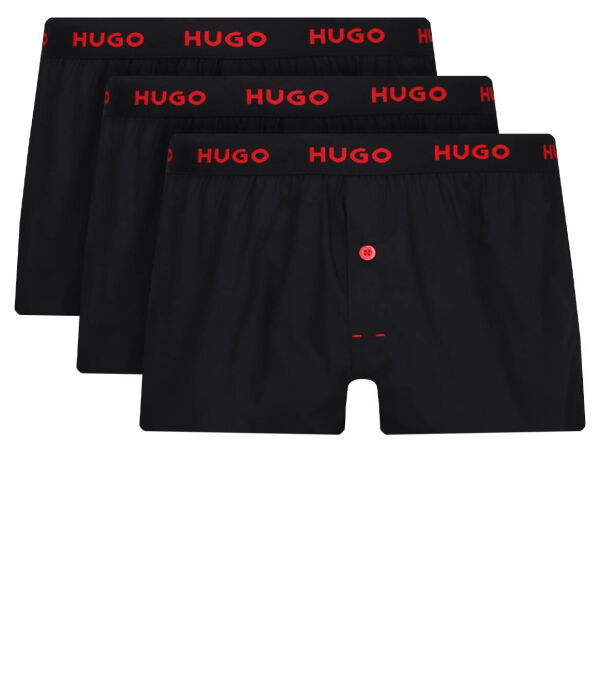 

Боксеры Hugo Bodywear с пуговицей 3 шт, черный