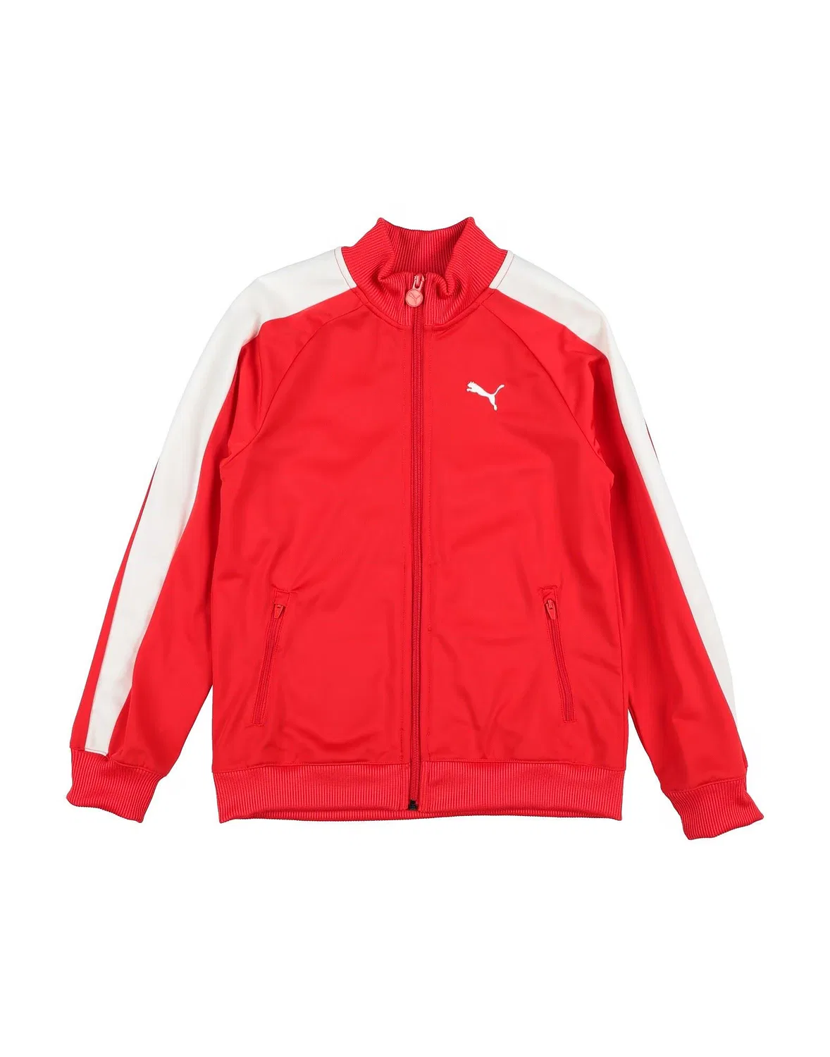 Куртка спортивная с логотипом PUMA красная