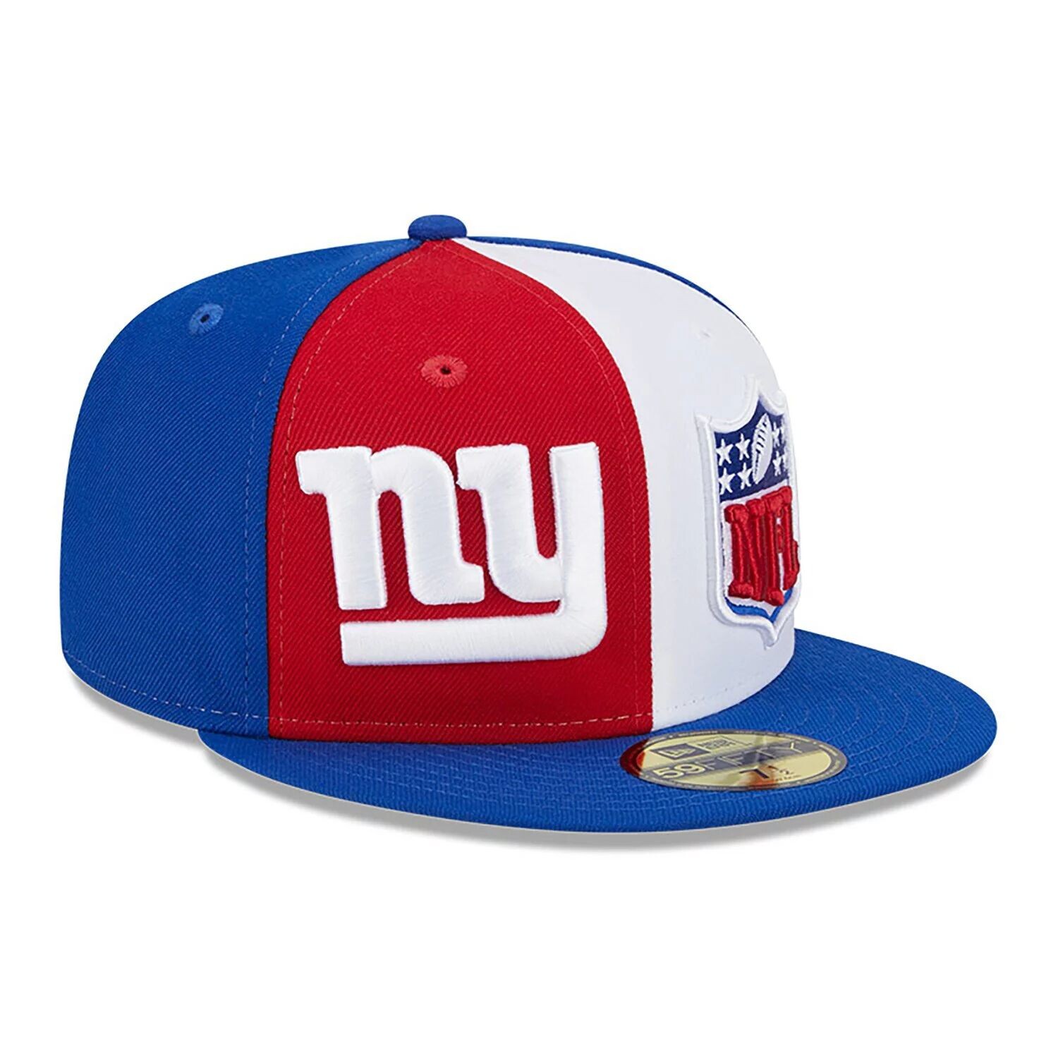 

Мужская облегающая шляпа New Era Red/Royal New York Giants 2023 Sideline 59FIFTY