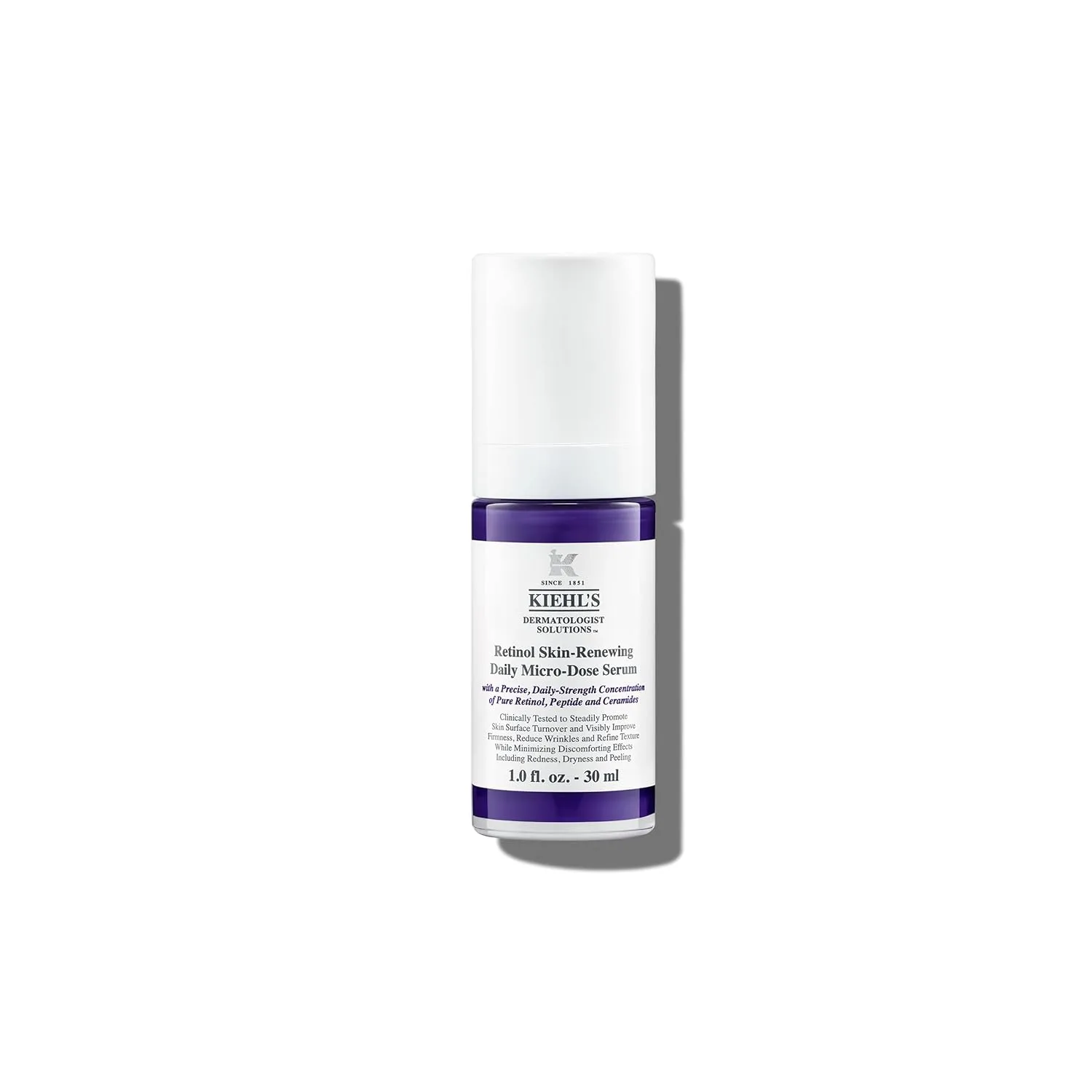Сыворотка Kiehl's — Daily Micro-Dose Anti-Aging Retinol Facial Serum, уменьшает морщины, подтягивает кожу, 29.6 мл