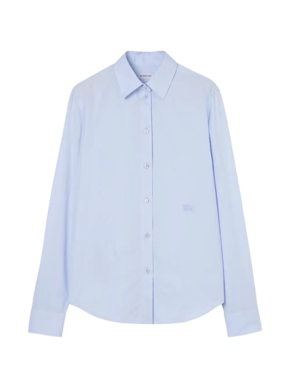 Рубашка Burberry, классическая, хлопковая, синий