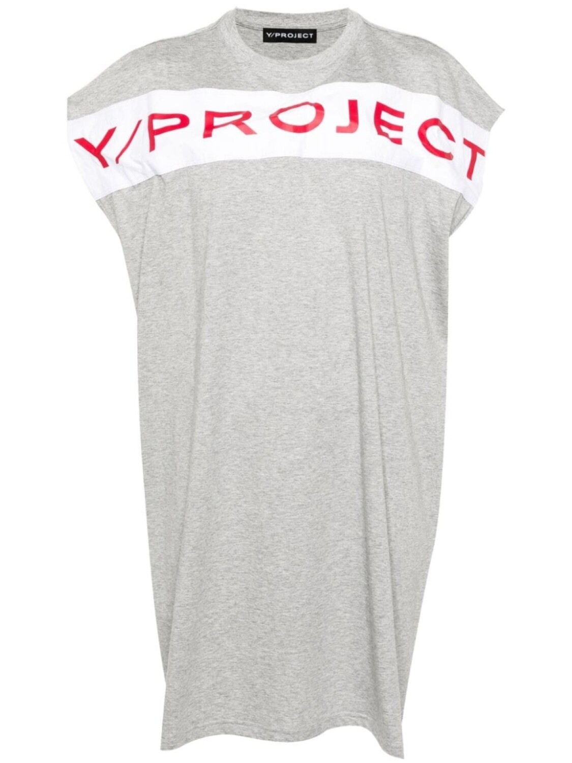 

Y/Project платье с логотипом, серый