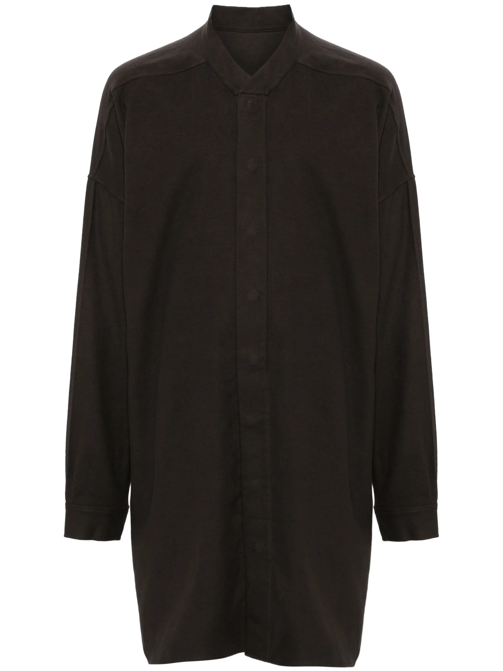 

Рубашка с воротником на кнопках Rick Owens, серый