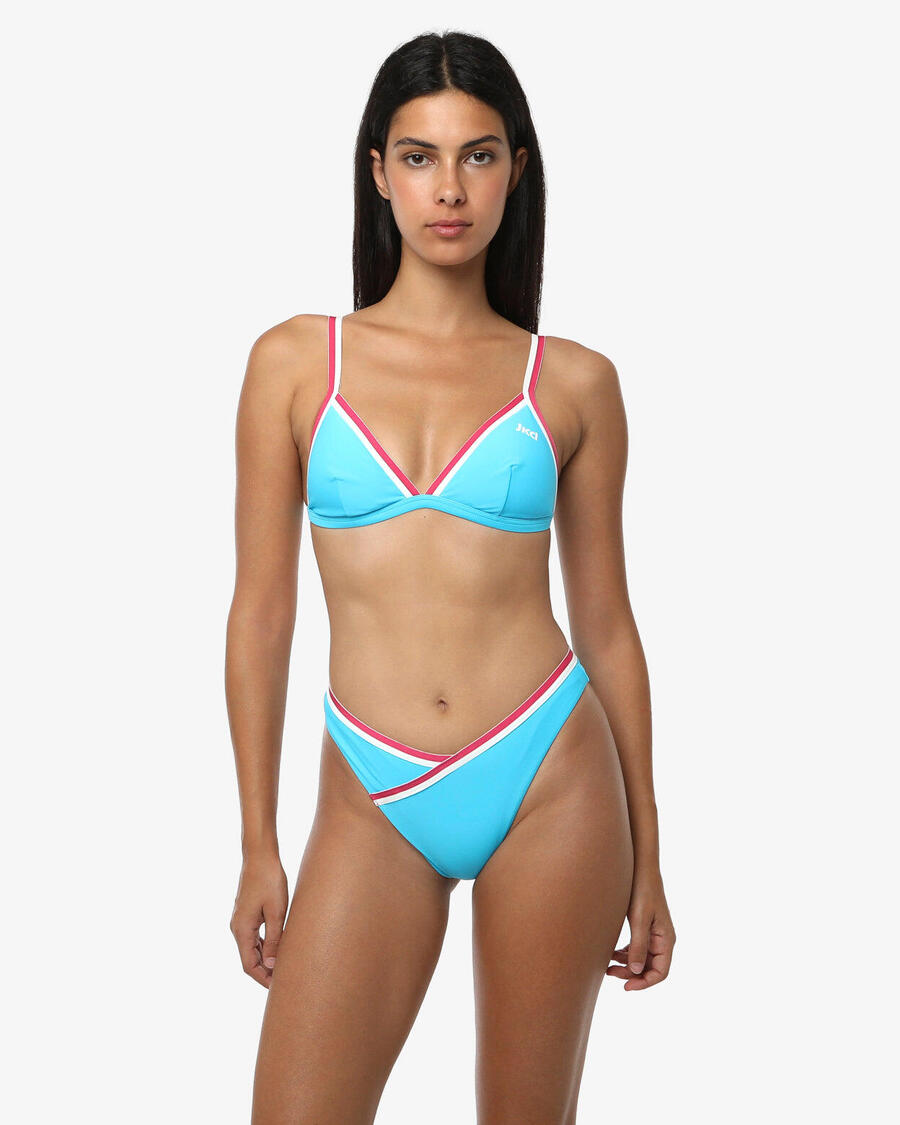 

JAKED Светло-голубой синтетический верх для купальника для женщин