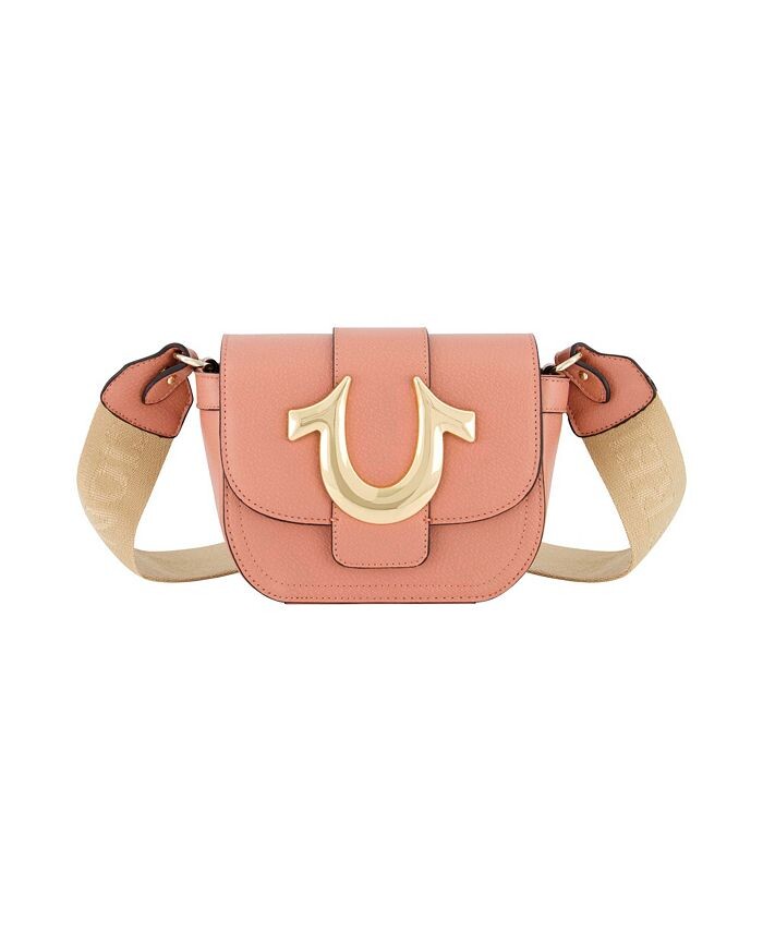 

Мини-кроссбоди с клапаном True Religion, фиолетовый