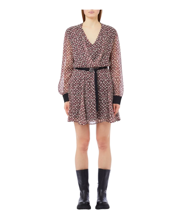 

Темно-Синее платье с короткими рукавами Liu Jo, мультиколор