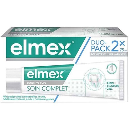 

Зубная паста Complete Care Sensitive Plus 75 мл - Упаковка из 2 шт Elmex