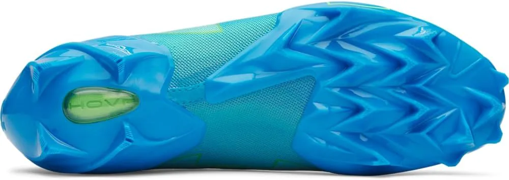 Футбольные бутсы Under Armour Blur Pro для мужчин, синий/зеленый — фото 3