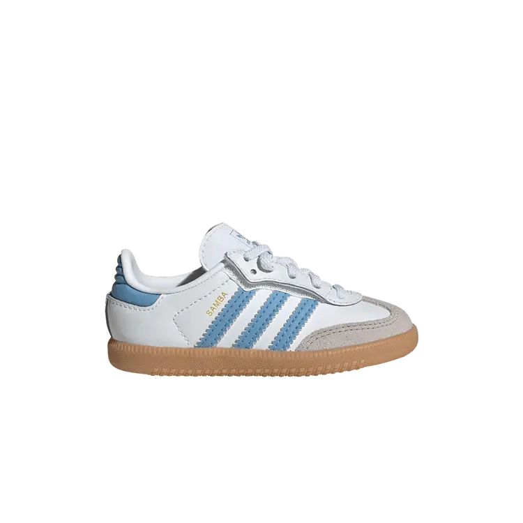 

Кроссовки adidas Samba OG Comfort Closure EL I 'White Ash Blue Gum', белый