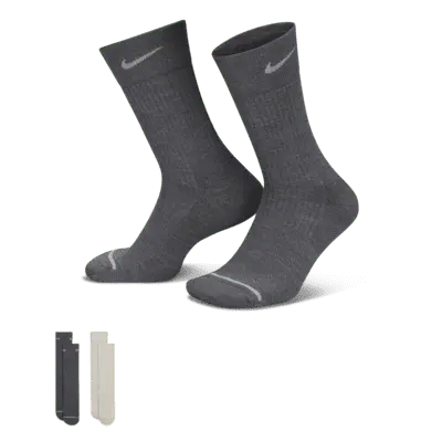 

Носки Nike Everyday Wool Cushioned Crew (2 шт), разноцветный