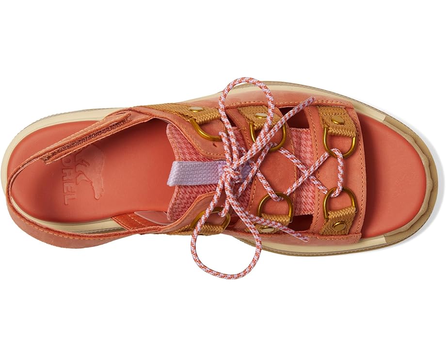 Туфли SOREL Rein CB Lace Platform, цвет Tuscan/Gum — фото 2