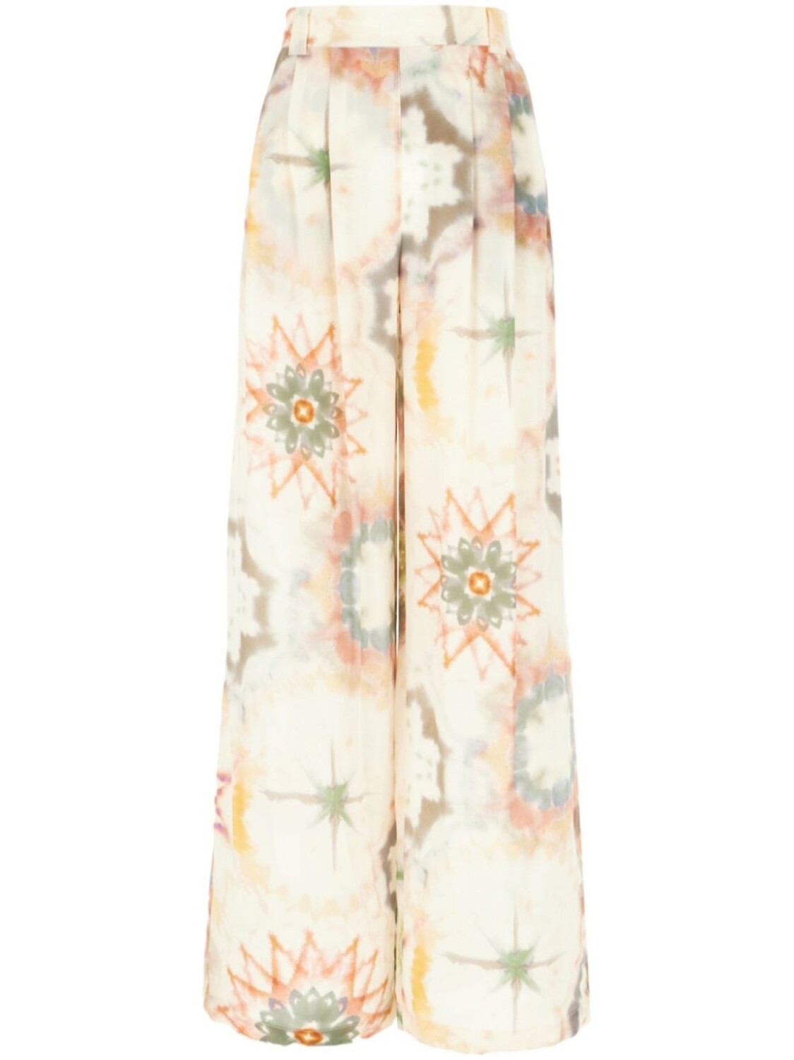 

Брюки с абстрактным принтом Momoni, белый