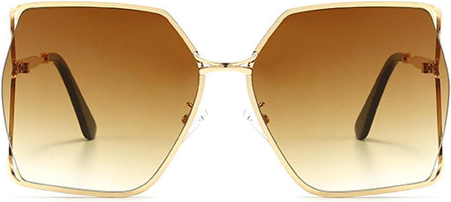 

Хелена Винтажные большие квадратные солнцезащитные очки для женщин Ретро женские солнцезащитные очки UV400 Модные роскошные большие солнцезащитные очки S67 helena, Tea