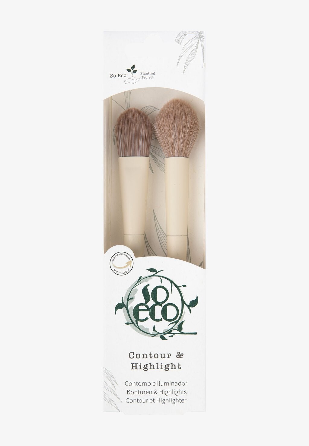 

Набор для макияжа So Eco Contour & Highlight Set So Eco, цвет stone